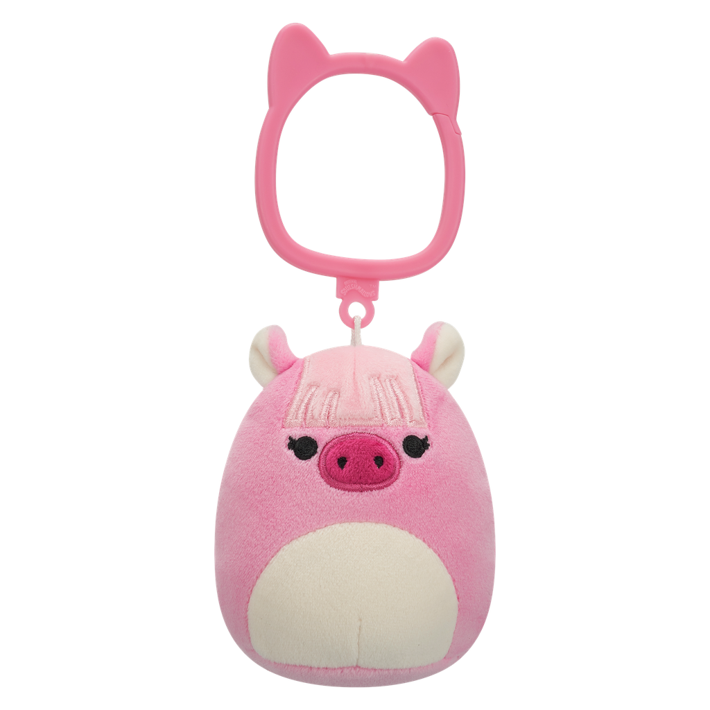 Veronika the Pink Shetland Pony 3.5 inch Squishmallows Clip-On