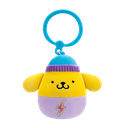 Pompompurin 3.5 inch Squishmallows Clip-On Hello Kitty and Friends Kawaii Tokyo Assortment