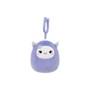 Lunasha the Lavender Yeti 3.5 inch Squishmallows Clip-On Holiday 2025 