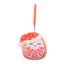 Kaldette the Pink and Yellow Grapefruit 3.5 inch Squishmallows Clip-On Holiday 2025 