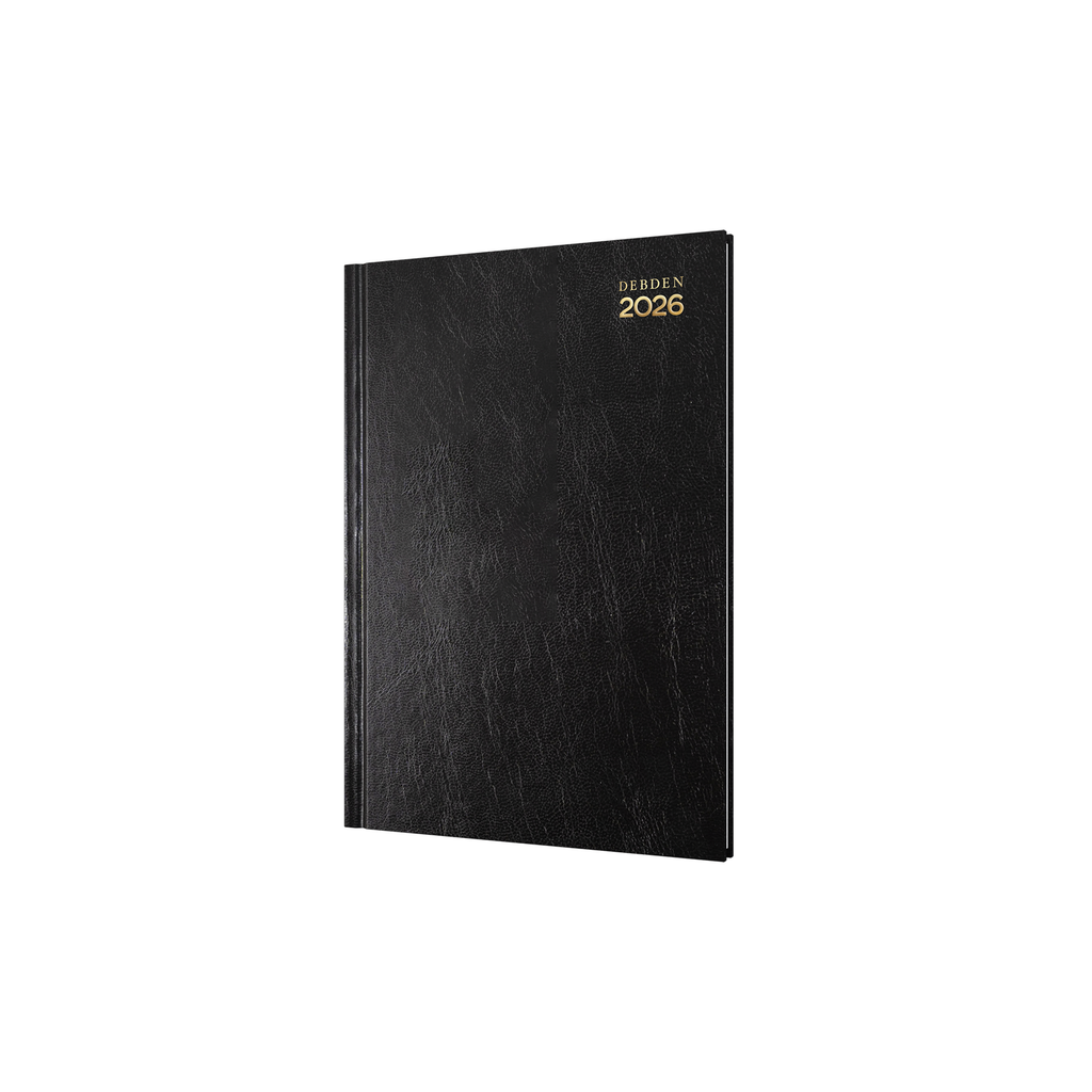 2026 Diary A5 Week-To-View (WTV) Kyoto Black - Collins Debden