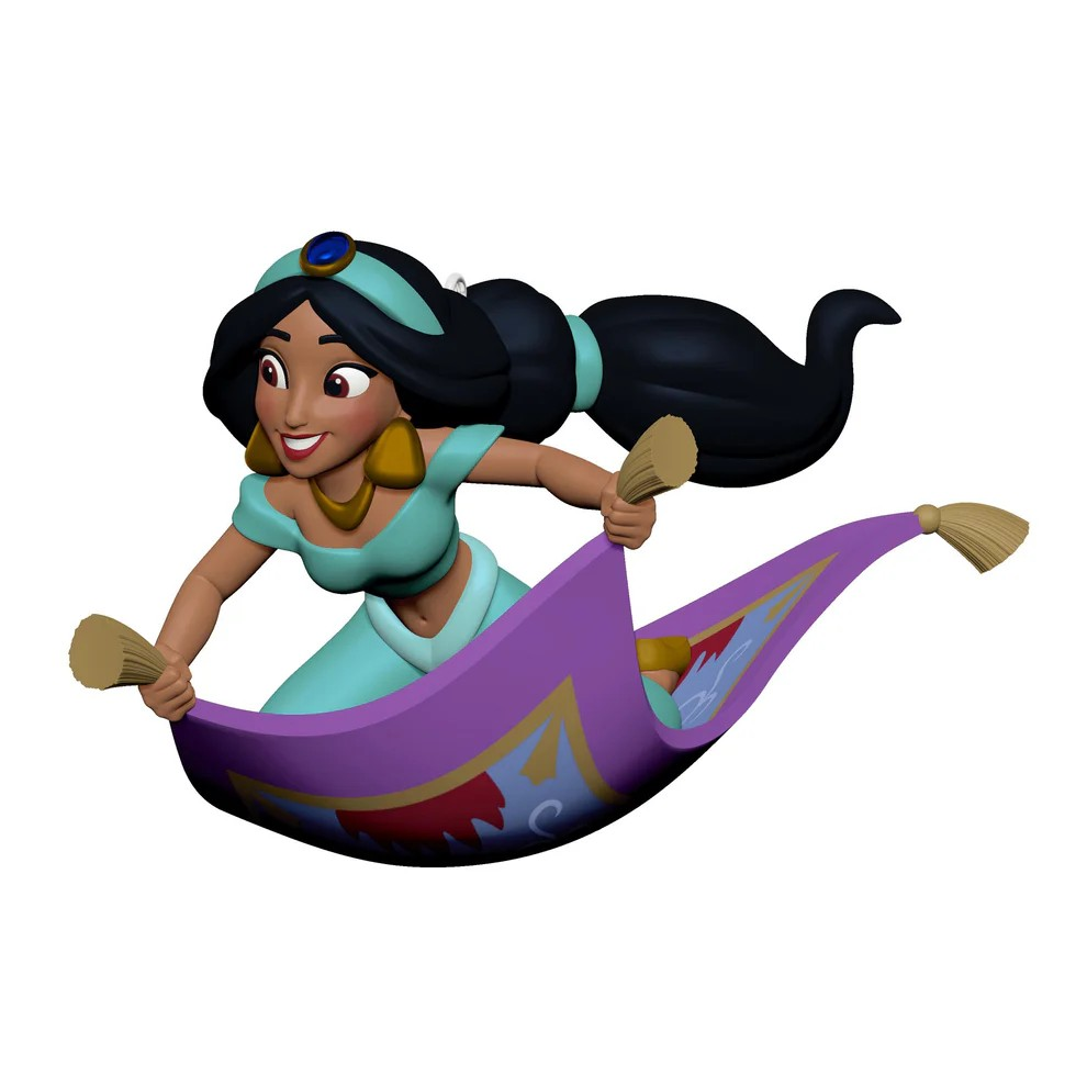 Disney Aladdin Jasmine's Magic Carpet Ride - 2025 Hallmark Keepsake Christmas Ornament