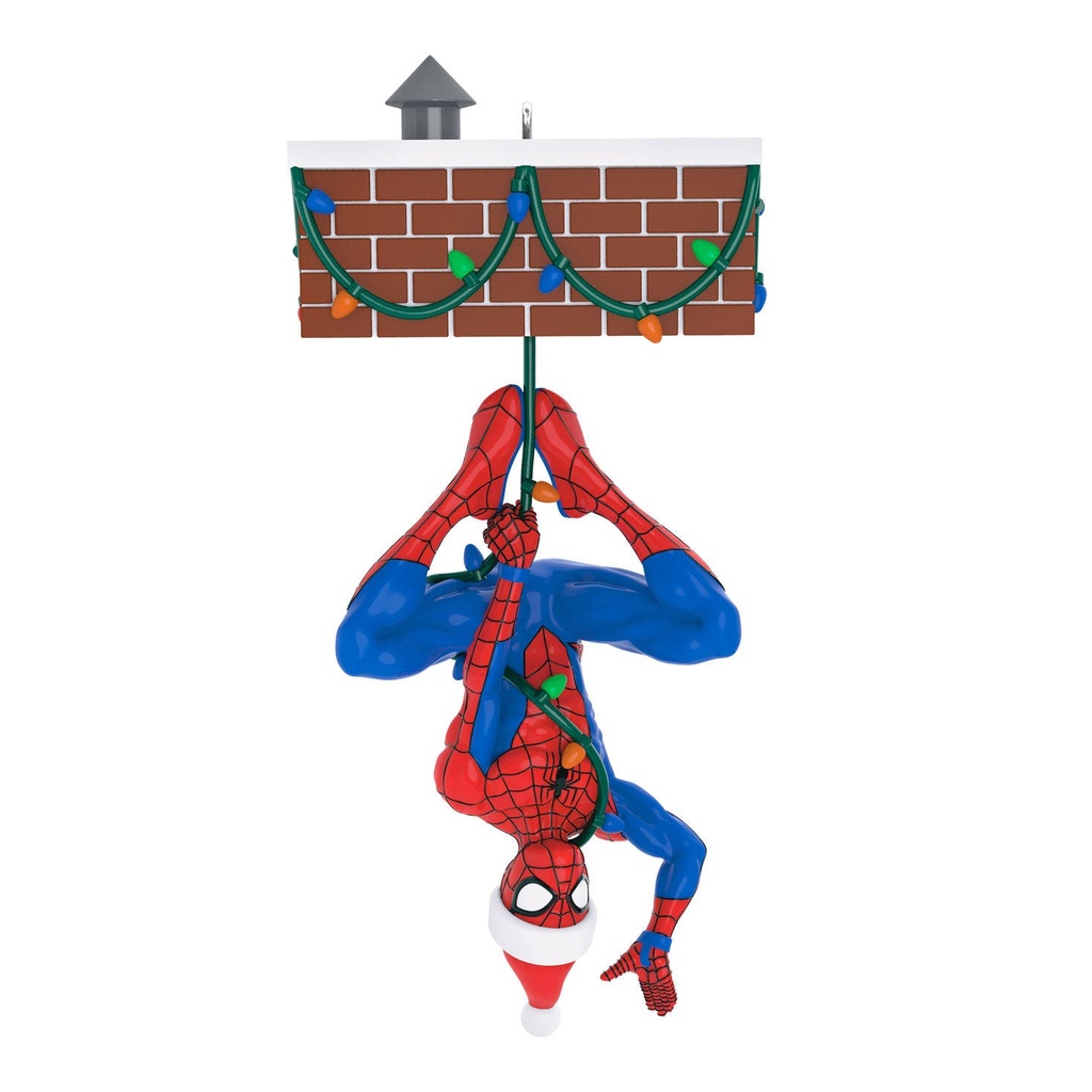 Marvel Spiderman: Spider-Man Peekbuster - 2025 Hallmark Keepsake Christmas Ornament 