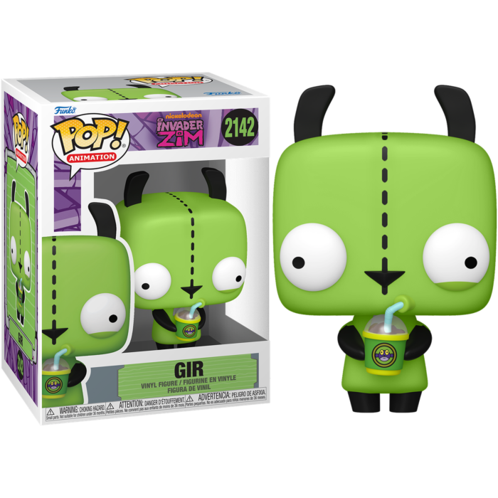 Invader Zim - GIR with Drink Funko Pop! Vinyl Figure #2142