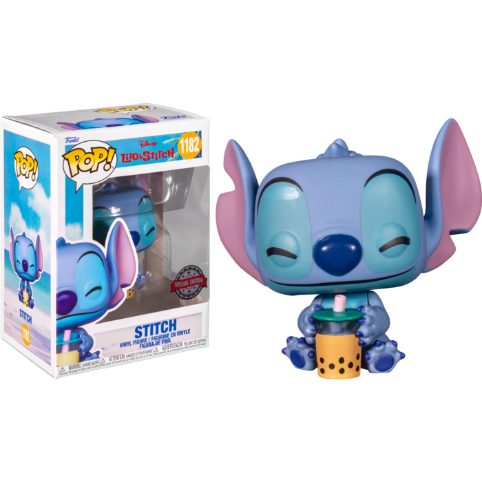Lilo & Stitch - Stitch with Boba Tea Funko Pop! Vinyl Figure #1182