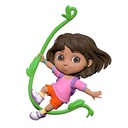 Nickelodeon Dora the Explorer: Dora Swinging Into Adventure - 2025 Hallmark Keepsake Christmas Ornament