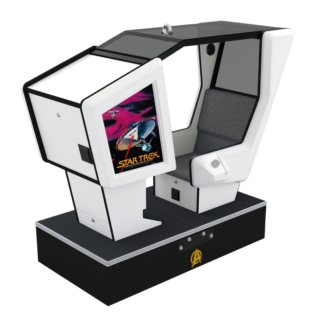 Star Trek: Strategic Operations Simulator Arcade Game Light Up Ornament with Sound - 2025 Hallmark Keepsake Christmas Ornament