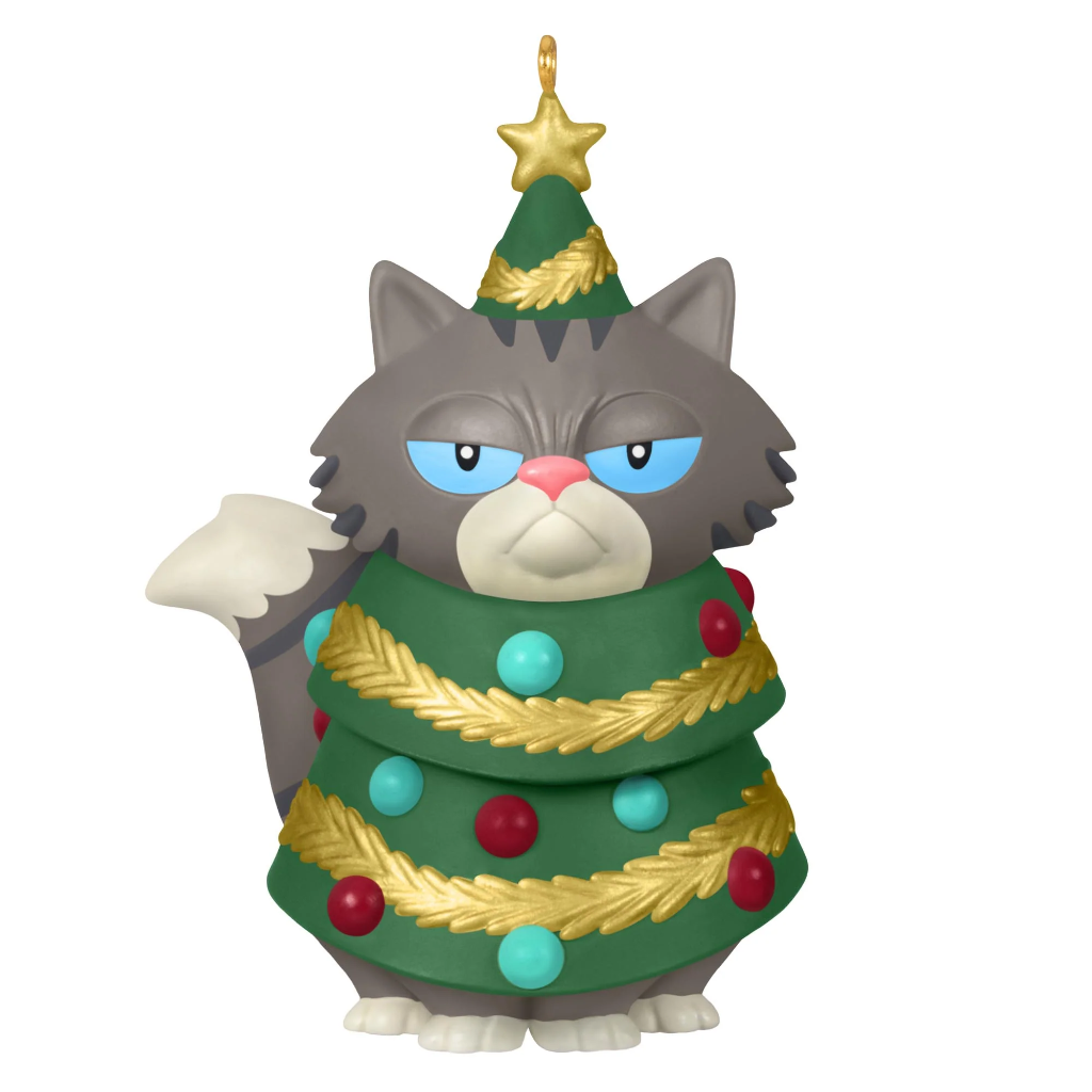 Festive Feline - 2025 Hallmark Keepsake Christmas Ornament