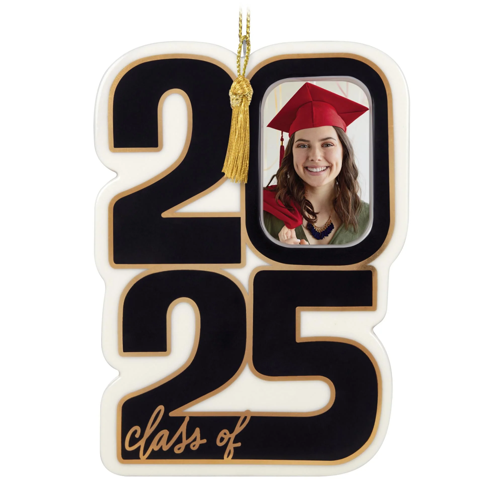 Class of 2025 Photo Holder - 2025 Hallmark Keepsake Christmas Ornament