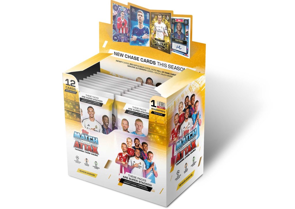 Topps UEFA Match Attax Champions League 2025/2026 Edition Trading Cards Sealed Booster Box