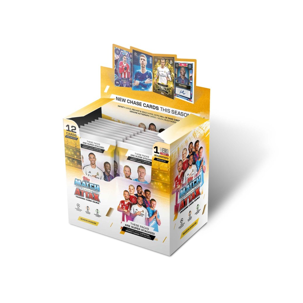 Topps UEFA Match Attax Champions League 2025/2026 Edition Trading Cards Sealed Booster Box