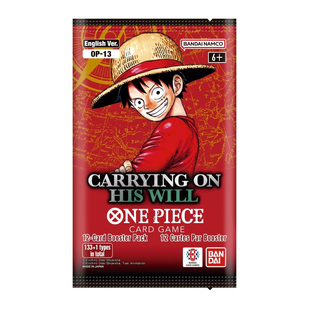 One Piece Card Game: Carrying On His Will [OP-13] Booster Pack