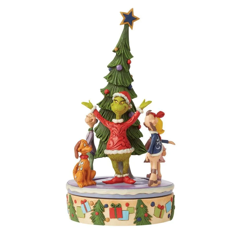 Dr Seuss The Grinch: Who's Going Around Rotating Scene - Disney Traditions by Jim Shore