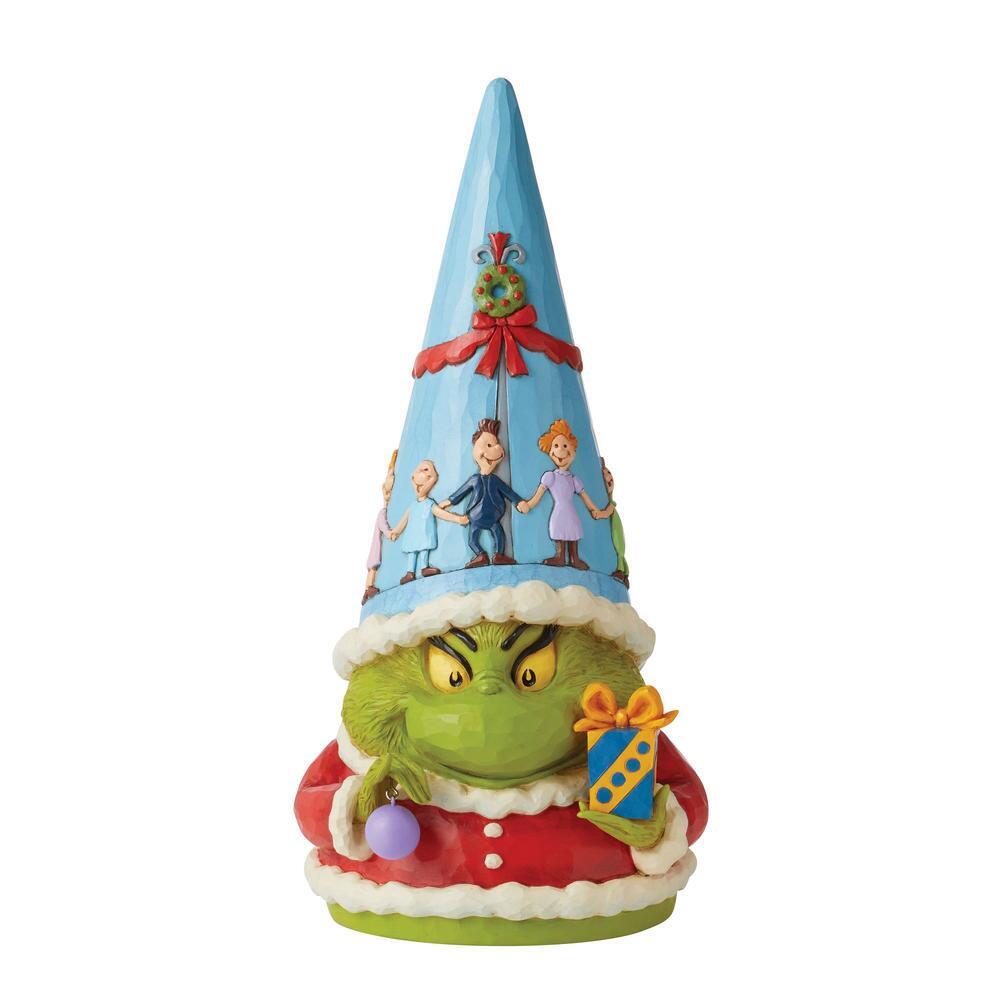 Dr Seuss The Grinch: Grinch Gnome Statue - Disney Traditions by Jim Shore