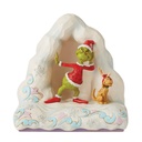 Dr Seuss The Grinch: Grinch & Max Listening on Snow - Disney Traditions by Jim Shore