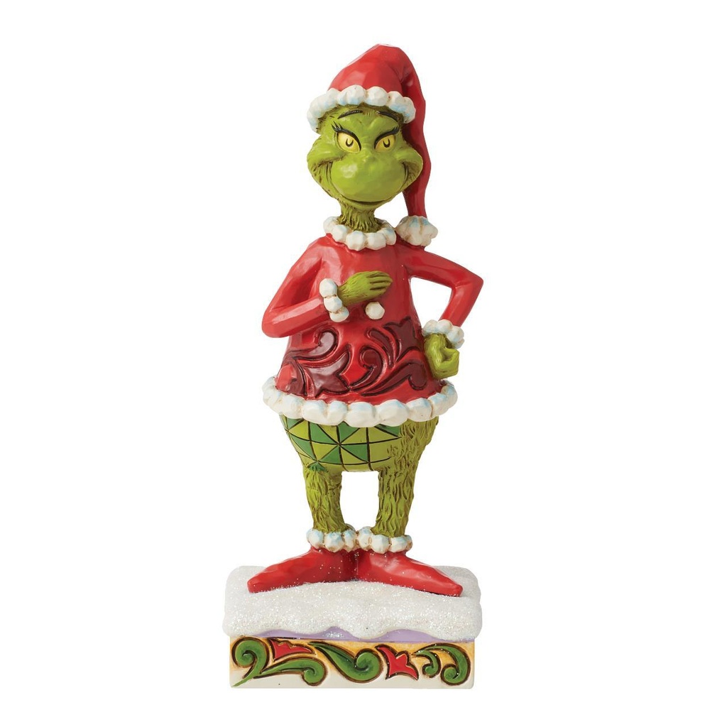 Dr Seuss The Grinch: Happy Grinch Personality Pose - Disney Traditions by Jim Shore