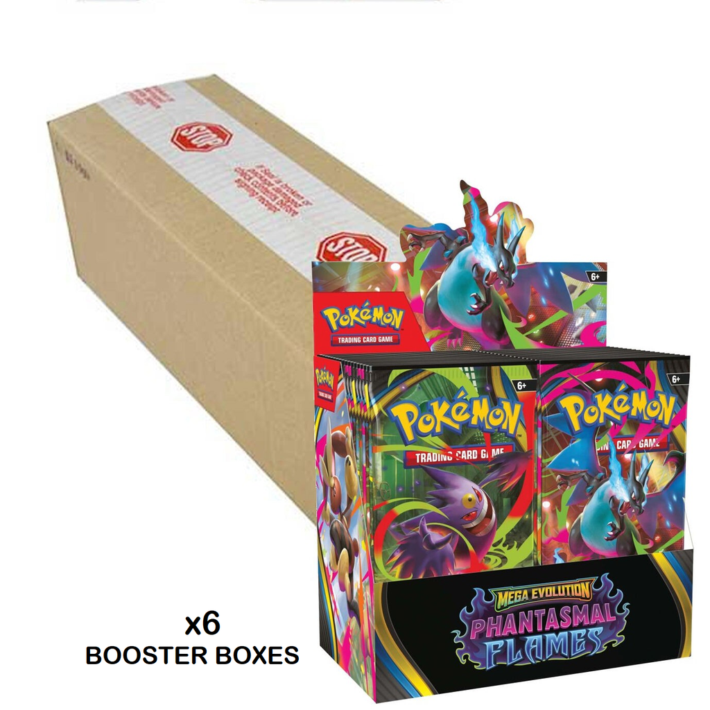Pokémon TCG: Mega Evolution 2 Phantasmal Flames Sealed Case (6 Booster Boxes)