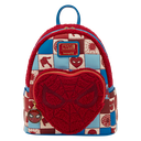 Marvel: Spider-Man - Sherpa Heart Mini Backpack - Loungefly