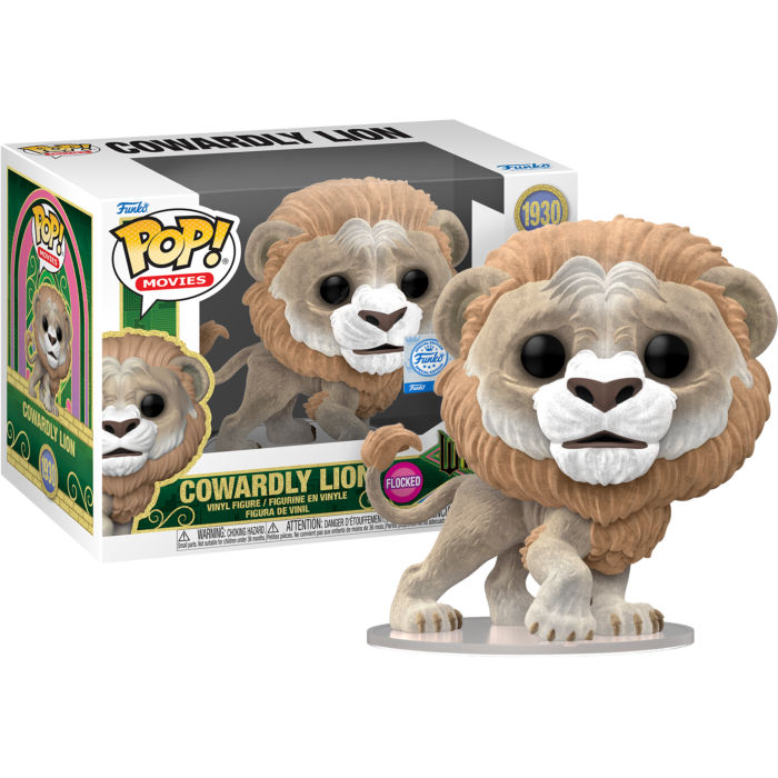Wicked: For Good (2025) - Cowardly Lion (Flocked) Funko Pop! Vinyl Figure #1930