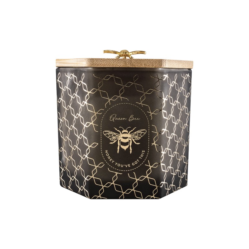 Beeutiful Bees Soy Candle - Queen Bee (Sweet Honey)