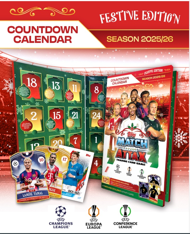 Topps UEFA Match Attax Champions League 2025/2026 Advent Calendar