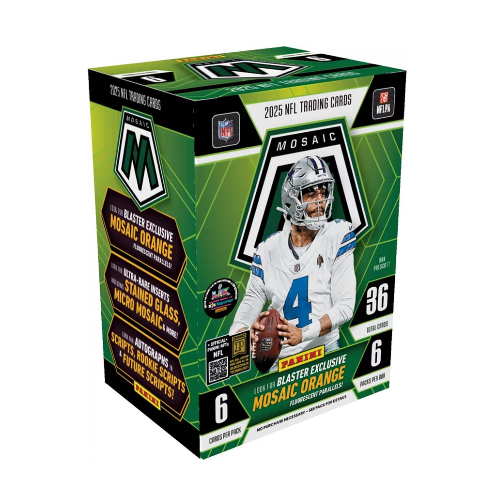 Panini 2025 Mosaic Football Blaster Box - Iridescent Parallels