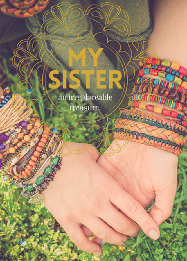 My Sister Inspirational Card - Affirmations