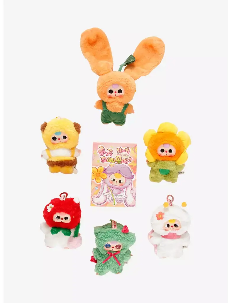 Baby Three - "Where's Spring?" Plush Keyring Blind Box