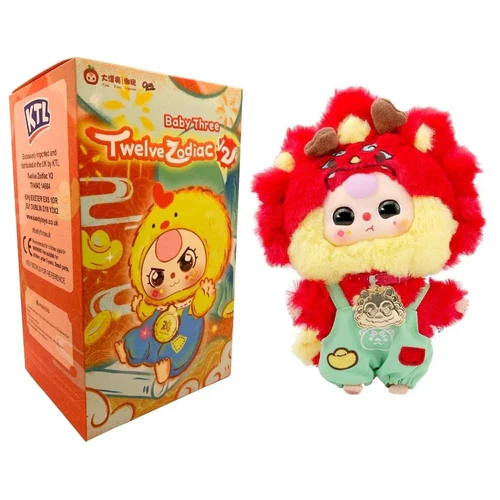 Baby Three - Twelve Zodiac V2 Plush Keyring Blind Box