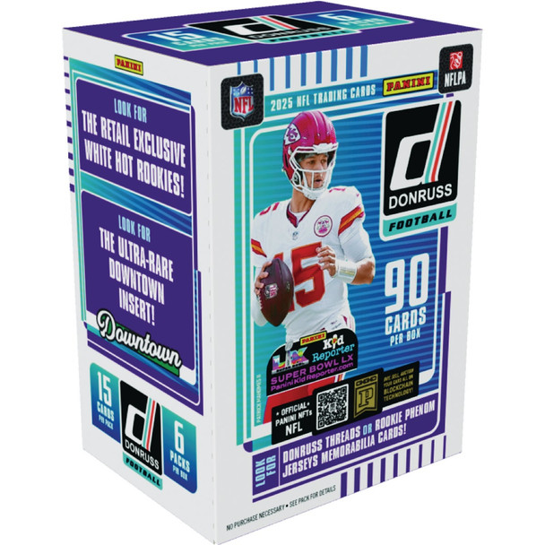 2025 Panini Donruss NFL Football Blaster Box