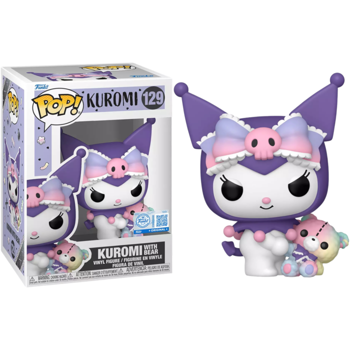 Hello Kitty & Friends - Kuromi with Bear Exclusive Funko Pop! Vinyl Figure #129