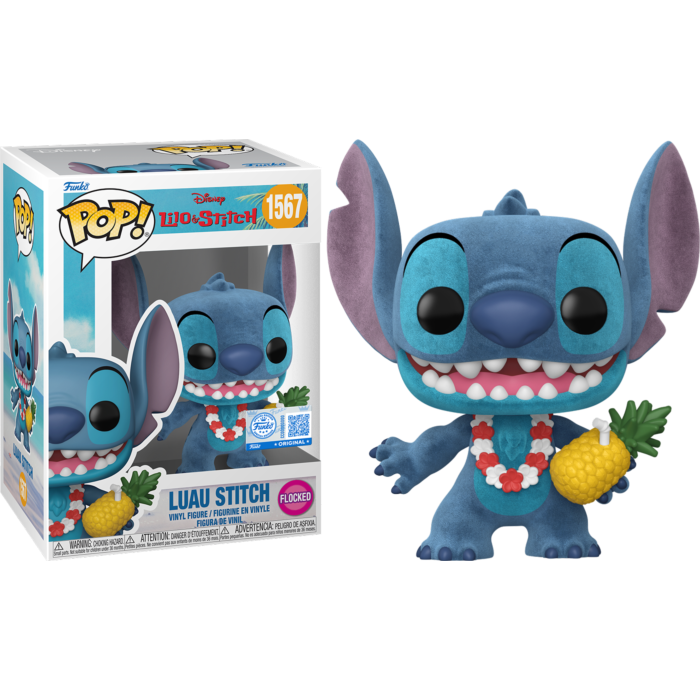 Lilo & Stitch - Luau Stitch (Flocked) Funko Pop! Vinyl Figure #1567