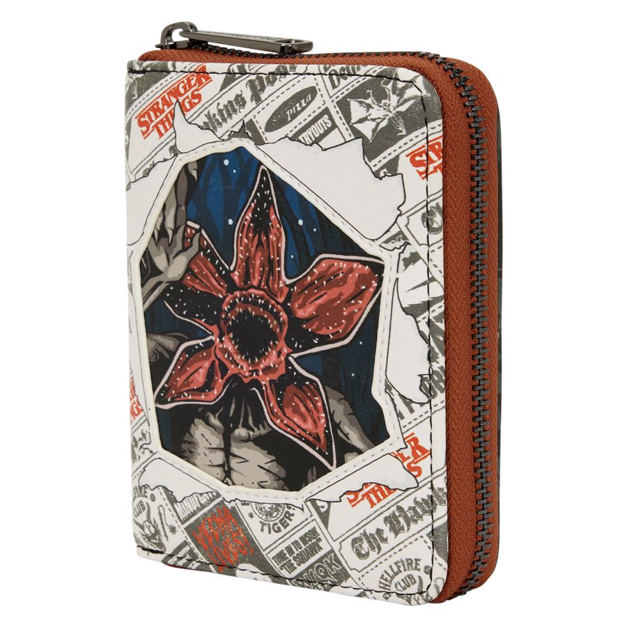 Stranger Things - Hawkins Post Demogorgon Zip Around Wallet - Loungefly