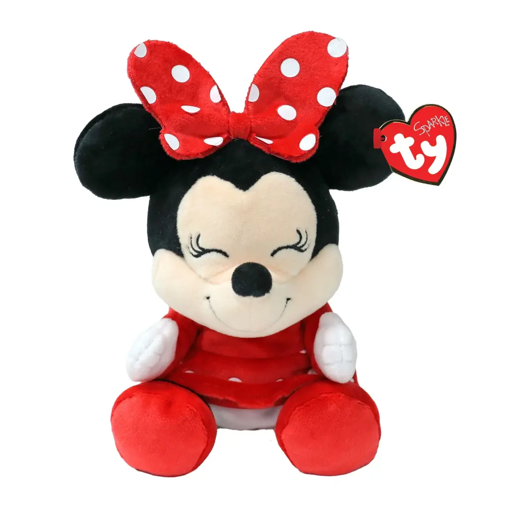 Ty Beanie Babies: Disney Minnie Mouse Plush (Regular Size)