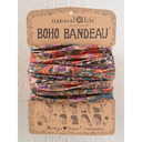 Boho Bandeau - Brown Tuscany Border
