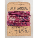 Boho Bandeau - Mauve Tossed India Vin