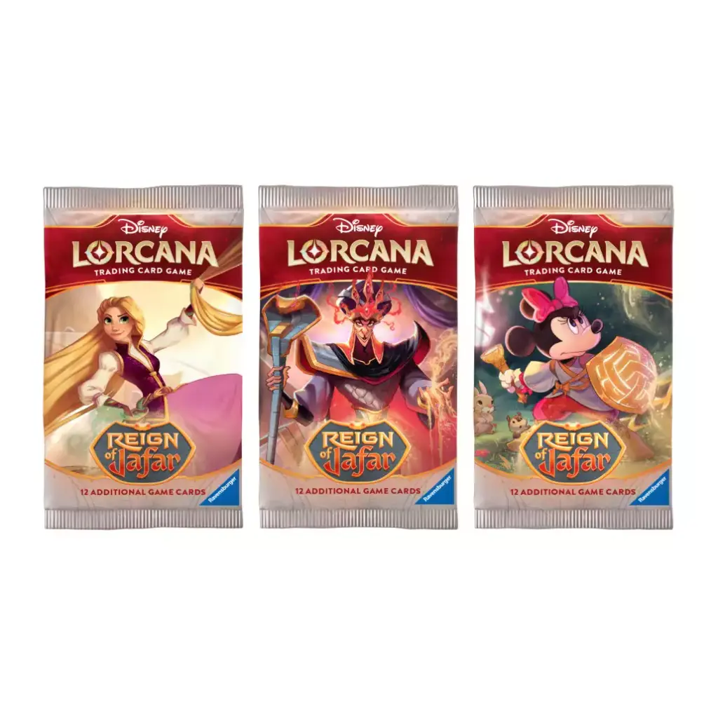 Disney Lorcana Trading Cards Reign of Jafar Booster Pack