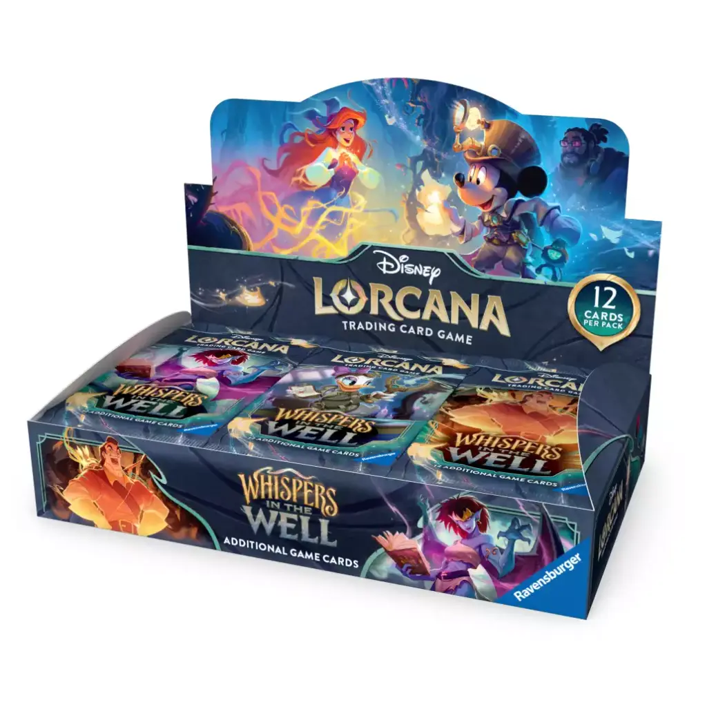Disney Lorcana Trading Cards Whispers in the Well Sealed Booster Box
