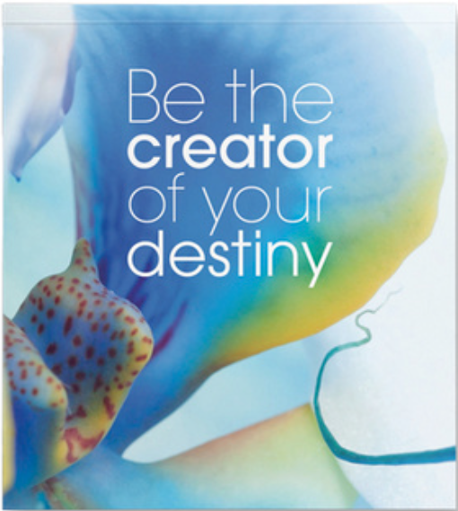 Be The Creator Of Your Destiny Notepad- Affirmations