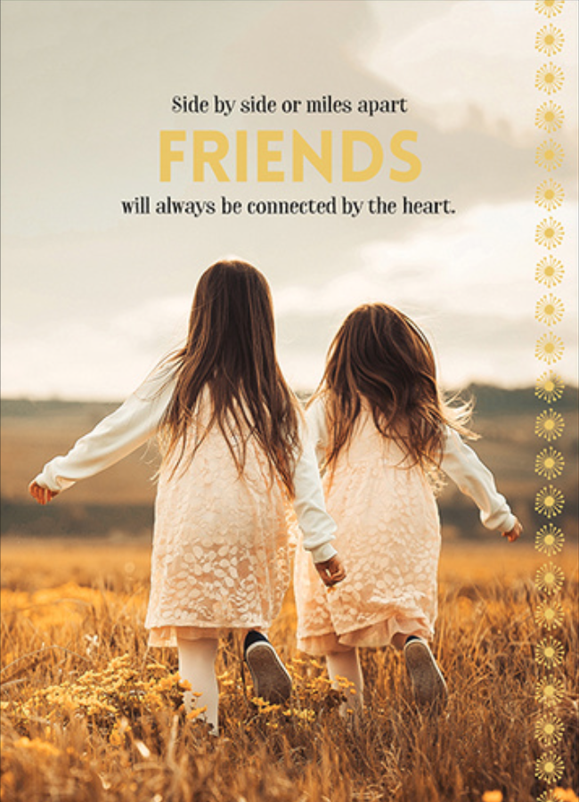 Friends Inspirational Card - Affirmations