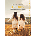 [A84] Friends Inspirational Card - Affirmations