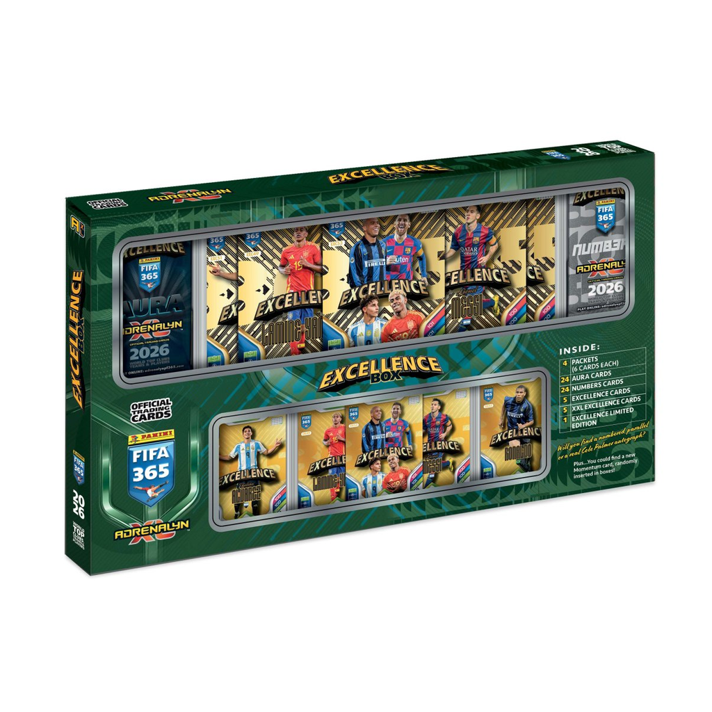 Panini FIFA 365 Adrenalyn XL 2026 Soccer Excellence Box