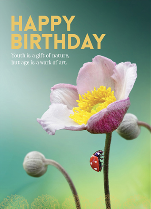 Gift Of Nature Inspirational Card - Affirmations