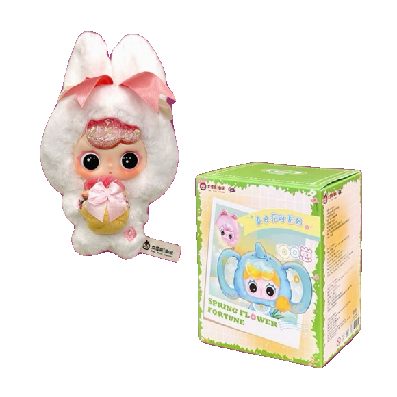 Baby Three X OO Baby - Spring Flower Fortune Plush Keyring Blind Box