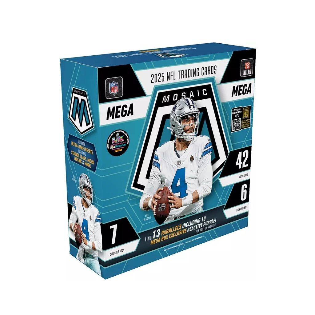 2025 Panini Mosaic NFL Football Mega Box (Retail Exclusive Parallels)