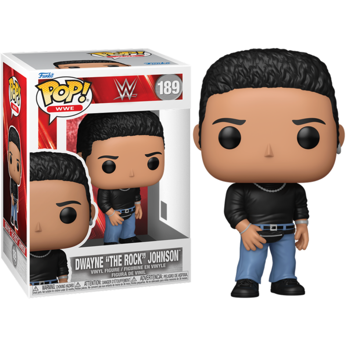 WWE - Dwayne "The Rock" Johnson (Turtleneck) Funko Pop! Vinyl Figure #189