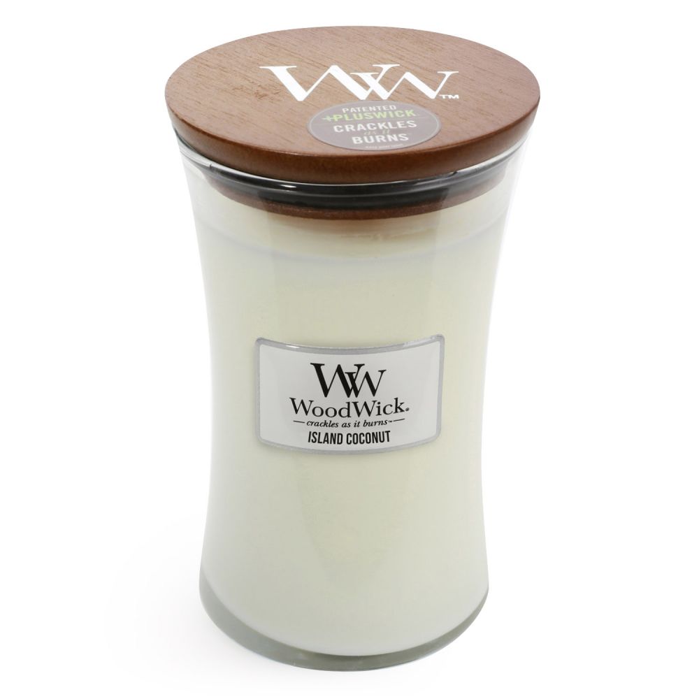 Island Coconut Large - WoodWick Candle
