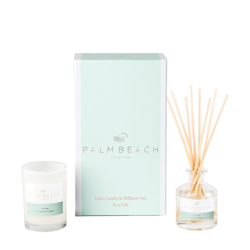  Sea Salt - Mini Candle & Diffuser Pack - Palm Beach Collection
