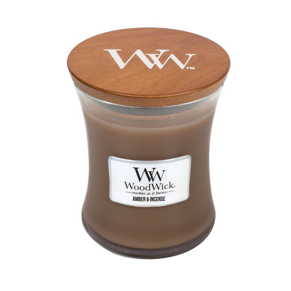 Amber & Incense Medium Candle - WoodWick
