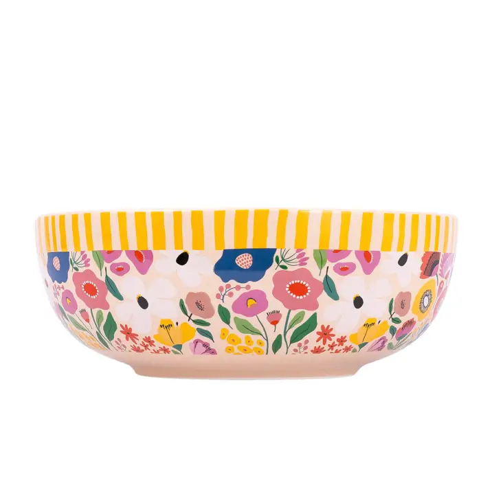 Billie Ceramic Salad Bowl